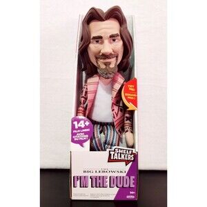 Big Lebowski Shelf Talkers "The Dude",  12" Talking Plush Doll Jakks Pacific NEW